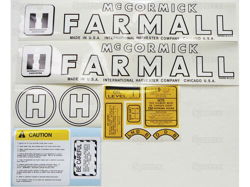 Decal - Farmall H-S.70712-17468