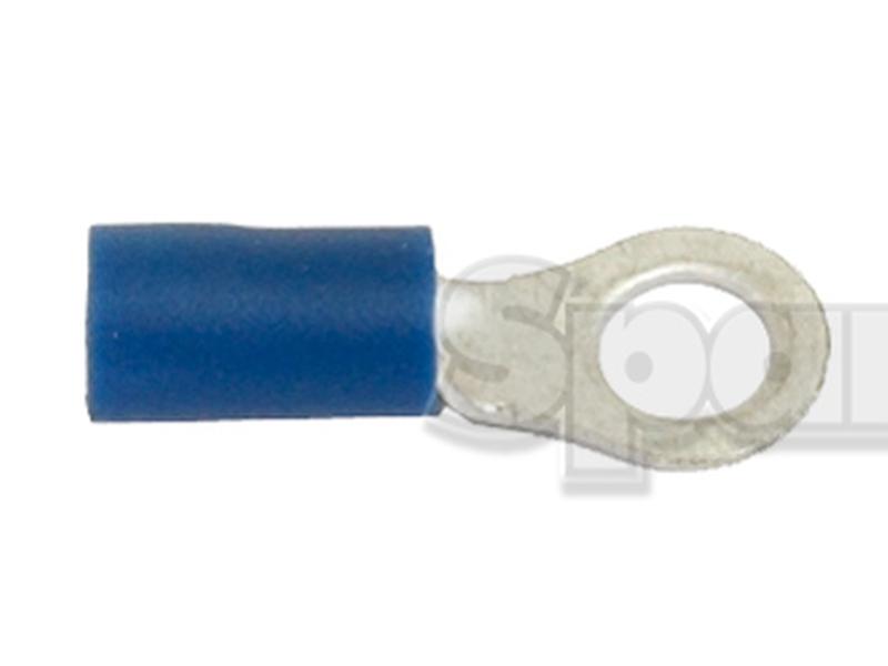 Pre Insulated Ring Terminal, Standard Grip, 5.3mm, Blue (1.5 - 2.5mm)-S.8541-12290