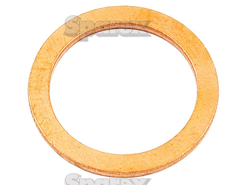 Copper Washer, ID: 14 x OD: 18 x Thickness: 1.5mm-S.8838-12337