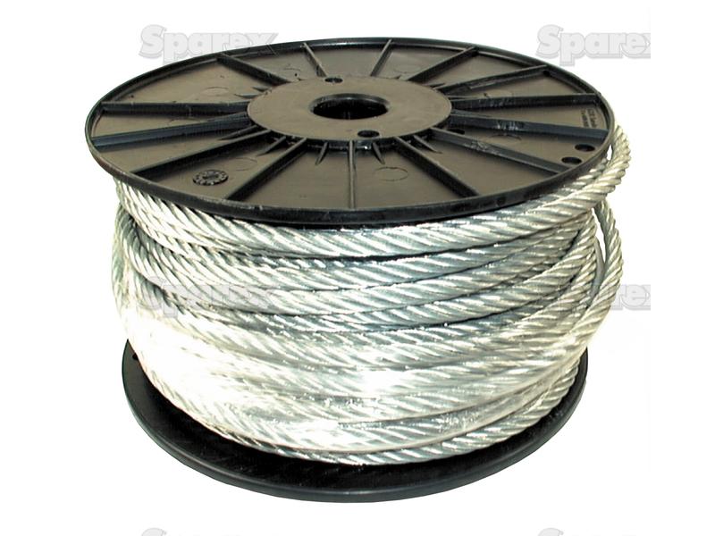 Wire Rope - Steel, Ø6mm x 50M-S.8865-17753