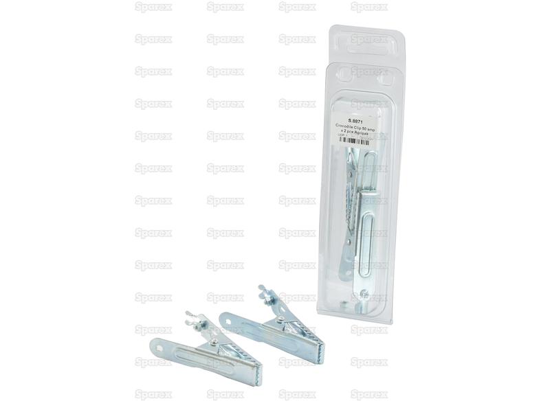 Crocodile Clip 50 amp x 2 pcs Agripak-S.8871-17755