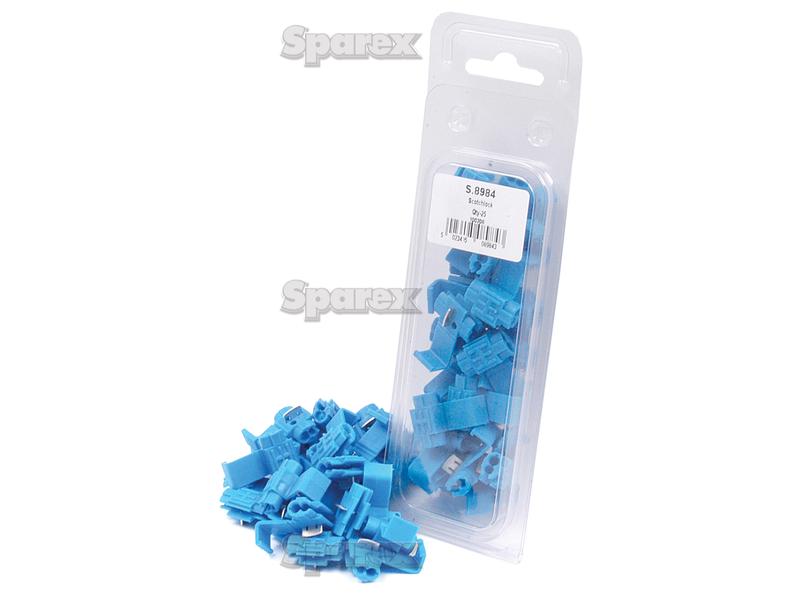 Scotchlock Terminal, Standard Grip Blue (Agripak 25 pcs.)-S.8984-17792